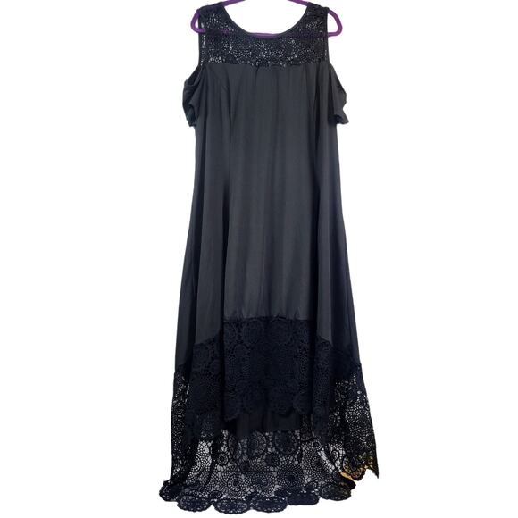 Unknown Dresses & Skirts - Plus Size Elegant Fitted Whimsigoth Witchcore Witchy Fairy Round Neck Dress NWOT